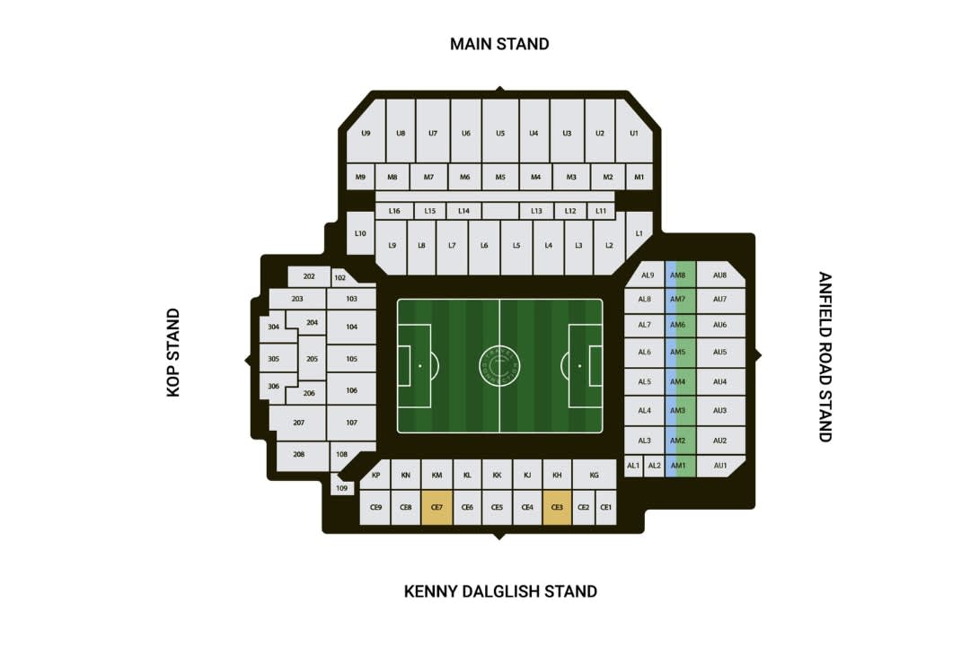 Tiket Pertandingan Liverpool FC di Stadion Anfield