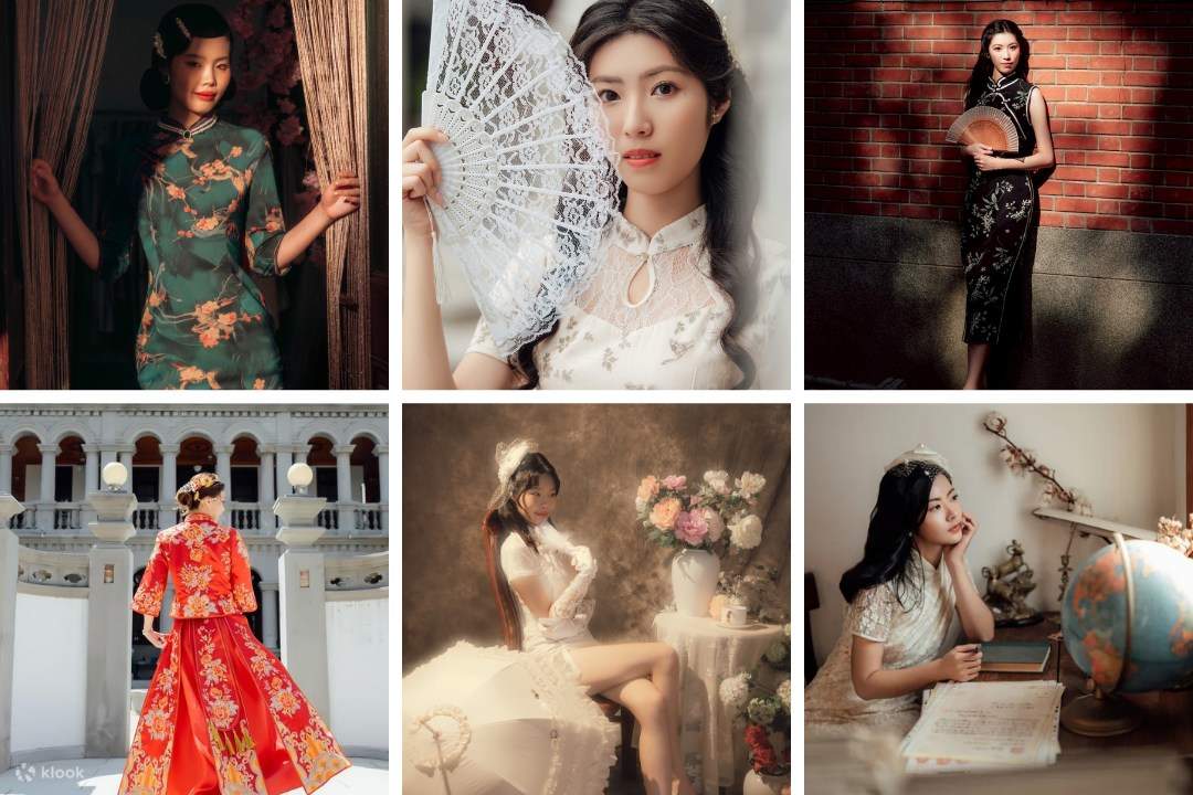 Qipao｜Retro. Modifizierte Qipaos in verschiedenen Ausführungen zur Auswahl, passend zu jedem Stil im Jukuei Residence