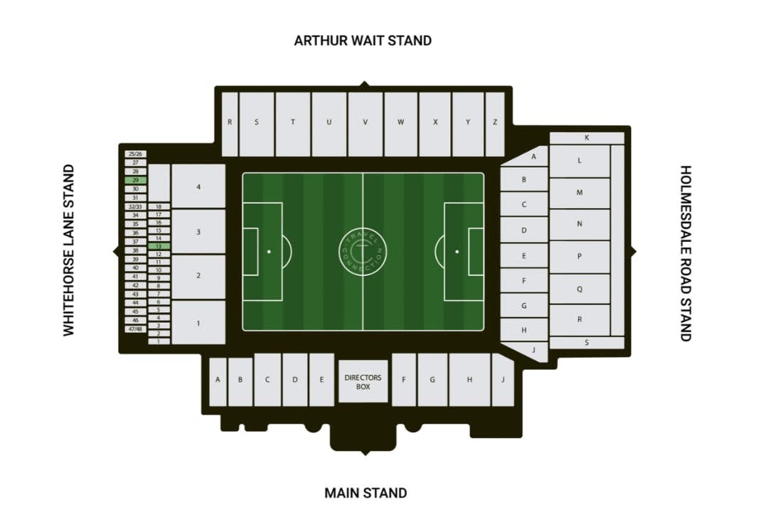 크리스탈 팰리스의 경기를 관람할 수 있는 최고의 좌석을 선택하세요!