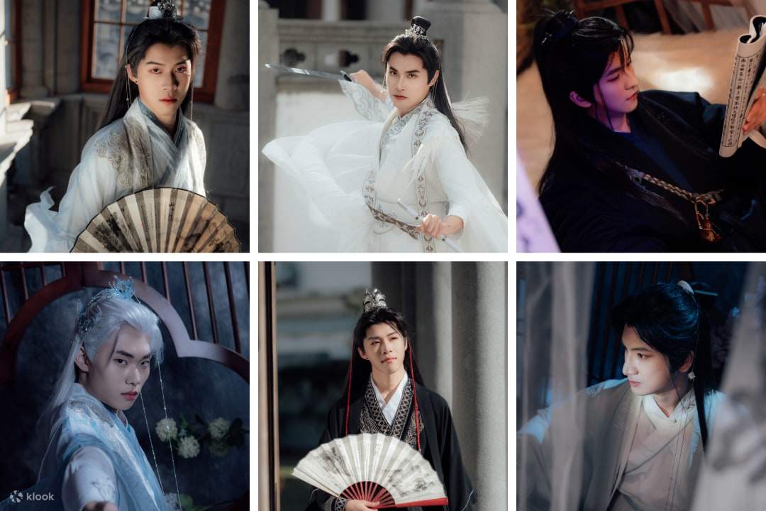 Hanfu｜Der männliche Hauptdarsteller aus historischen Dramen ist da! Mit Messer und Schwert tanzen. Der Stil des eleganten jungen Mannes, wie Sie wünschen!