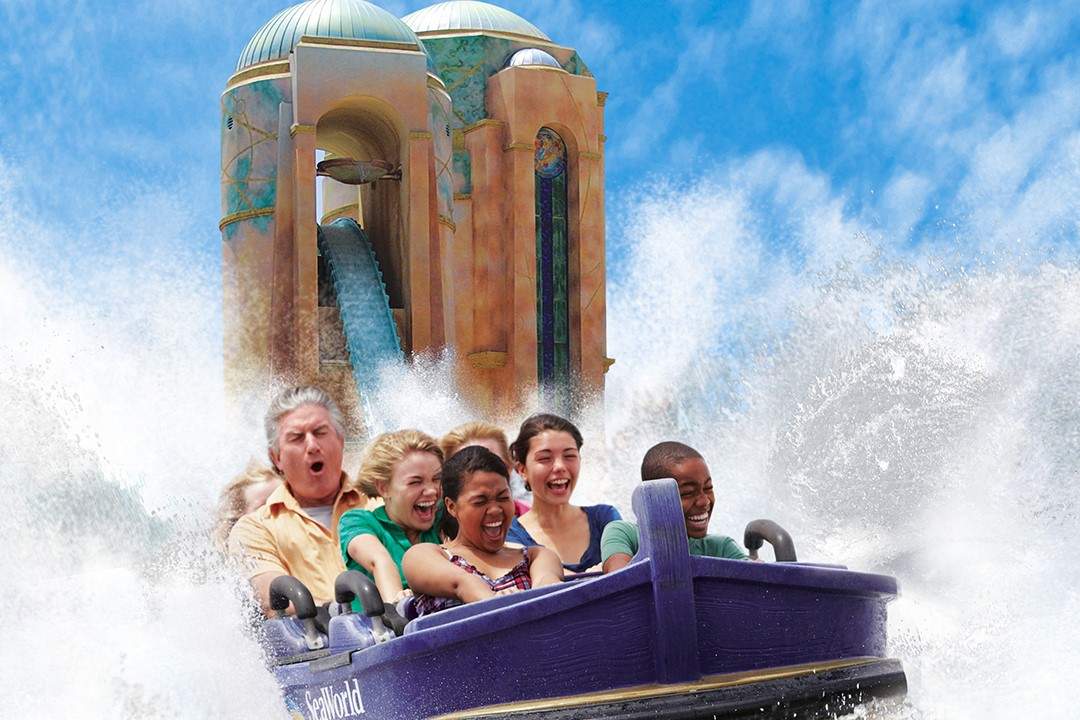sea world san diego -  water theme park rides