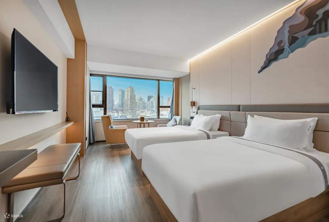 Bilik Deluxe Twin dengan Pemandangan Bandar