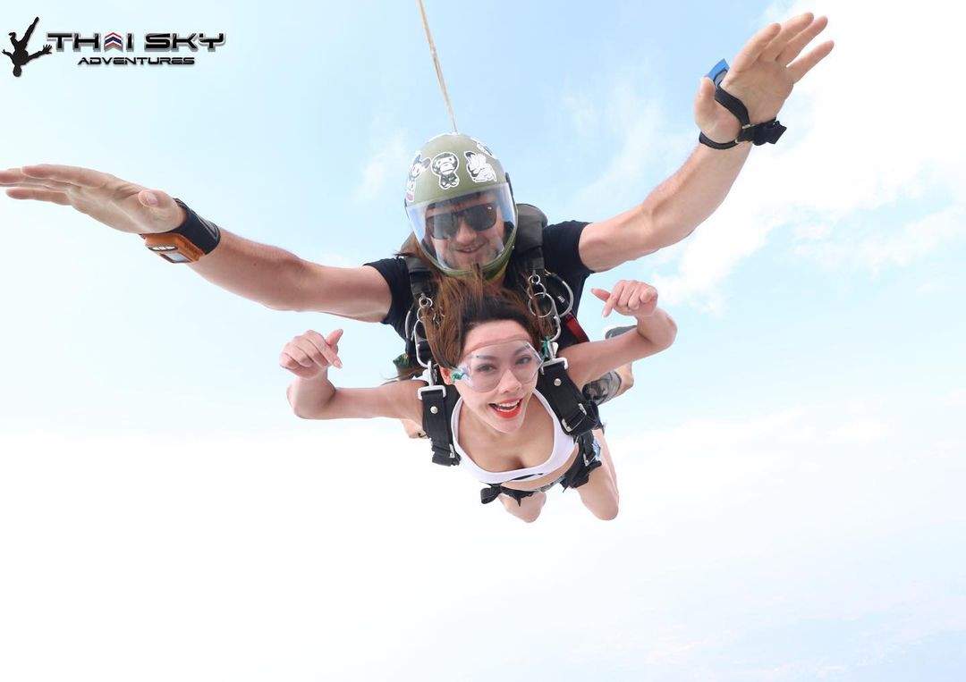 泰國高空跳傘體驗，海景跳傘