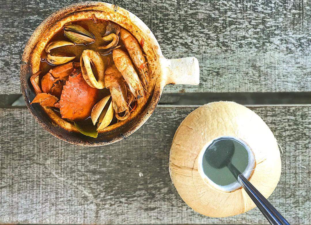 Mini-Meeresfrüchte-Hotpot