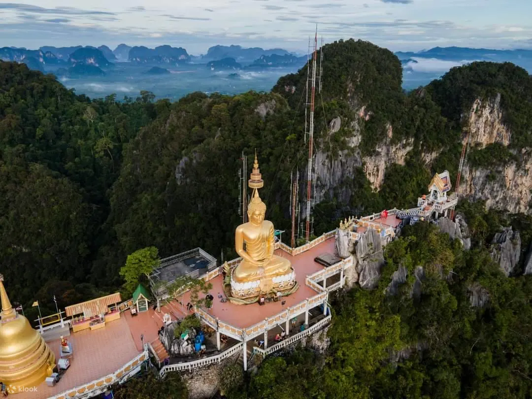 甲米大象保育院和 Wat Tham Suea（虎穴寺）半日游