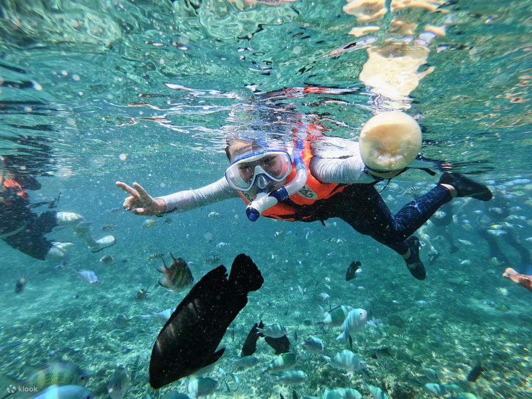 Gita giornaliera all'isola di Mengalum con esperienza di massaggio