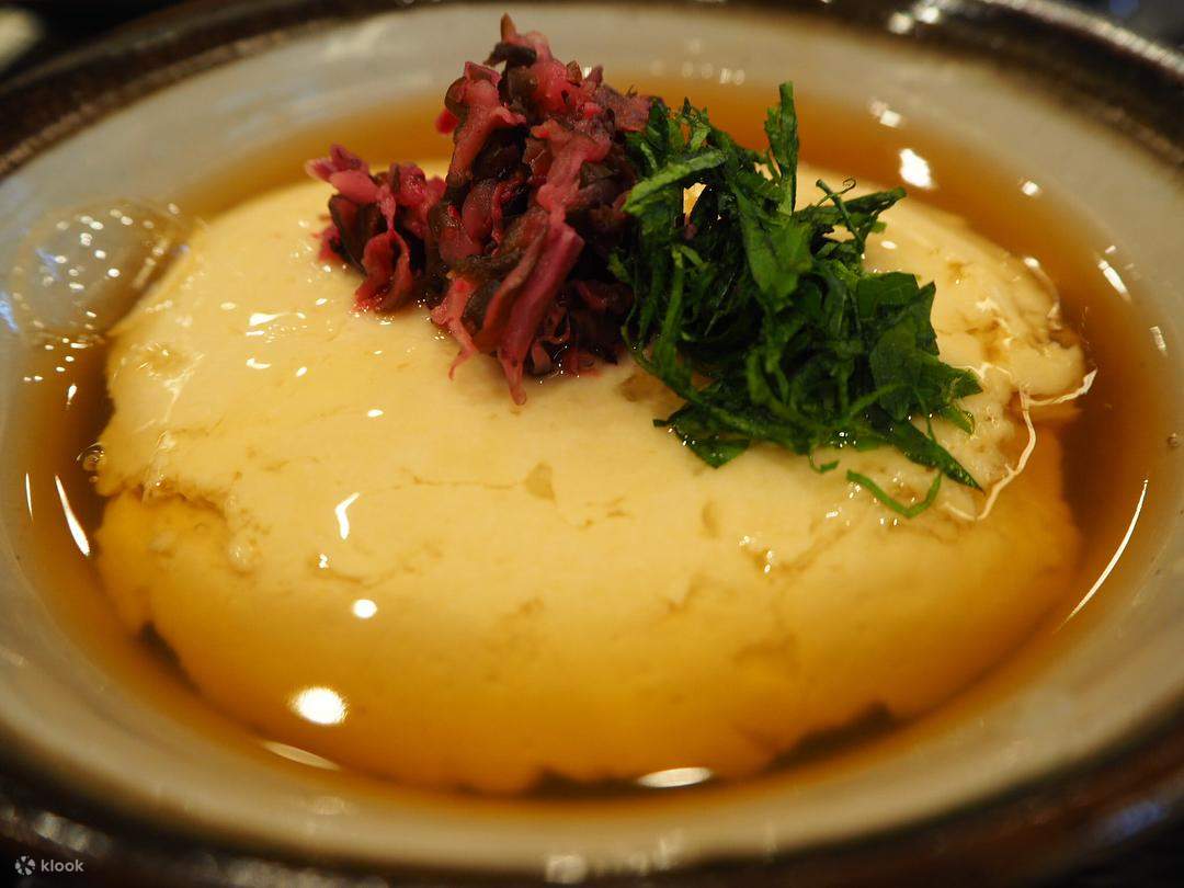 Masakan tauhu tradisional Kiyomizu Junsei Okabeya - Kuil Kiyomizu, Kyoto