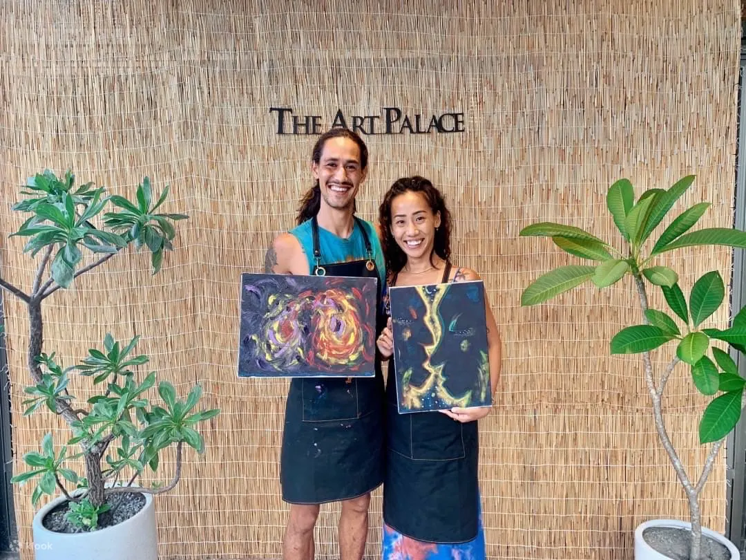 宜兰｜The Art Palace 艺术殿堂｜金箔抽象绘画课程