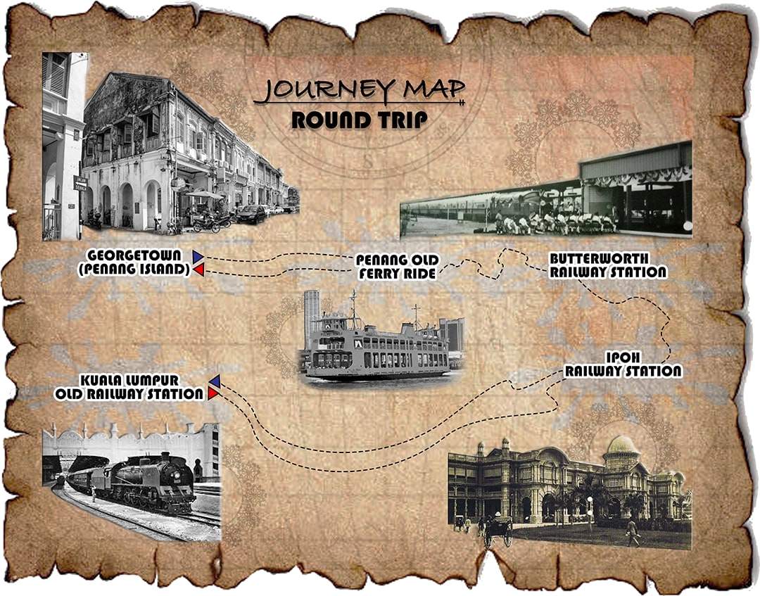 Great Leisure Heritage Rail Pass between Kuala Lumpur and Penang - Klook  Singapore