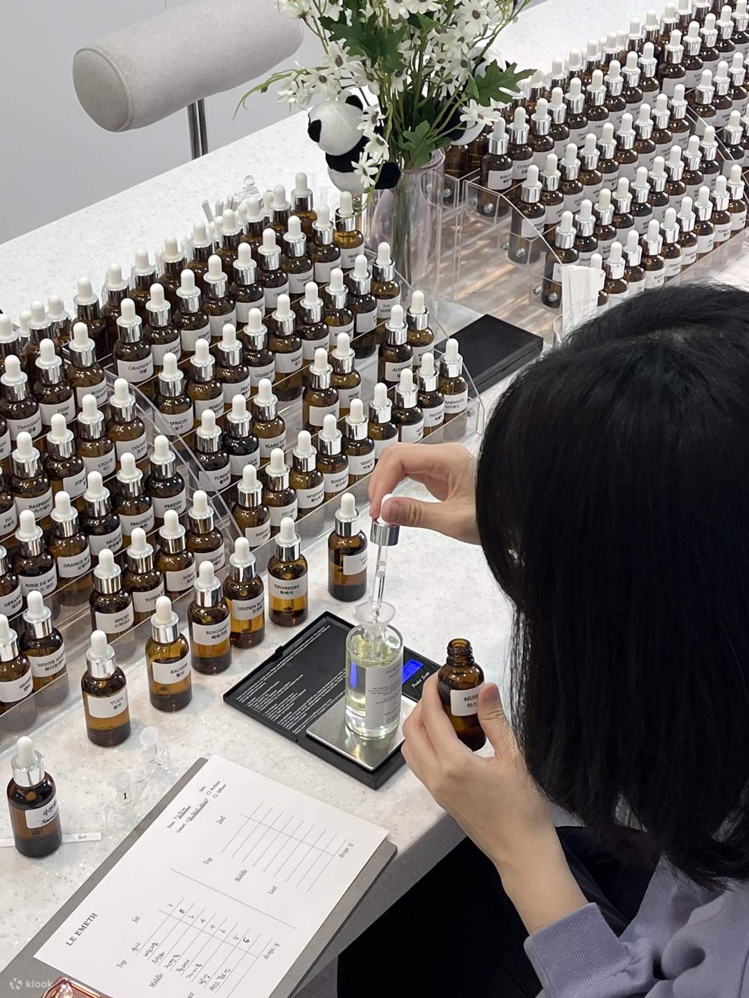 Experience making your own perfume in seoul klook