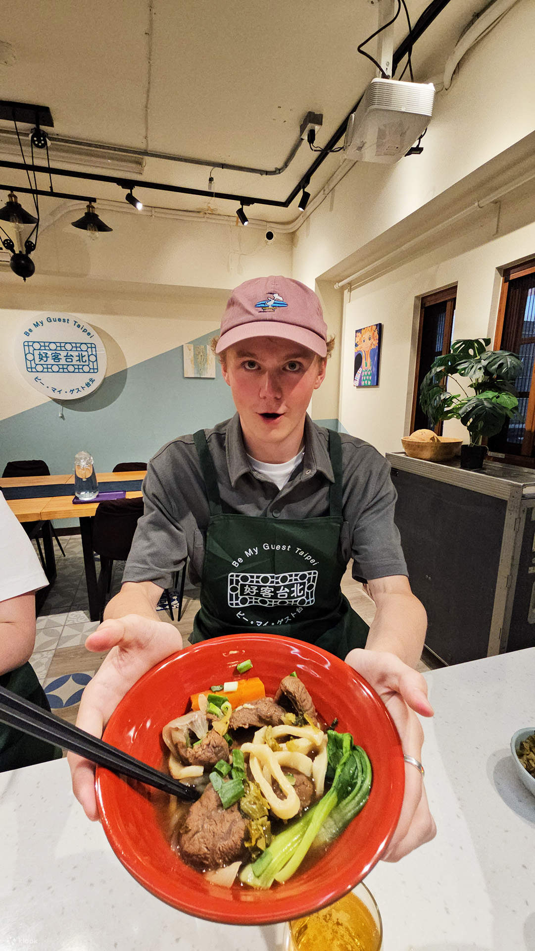 Corso di cucina di noodles di manzo, Lu Rou Fan, pancake di scalogno a Taipei