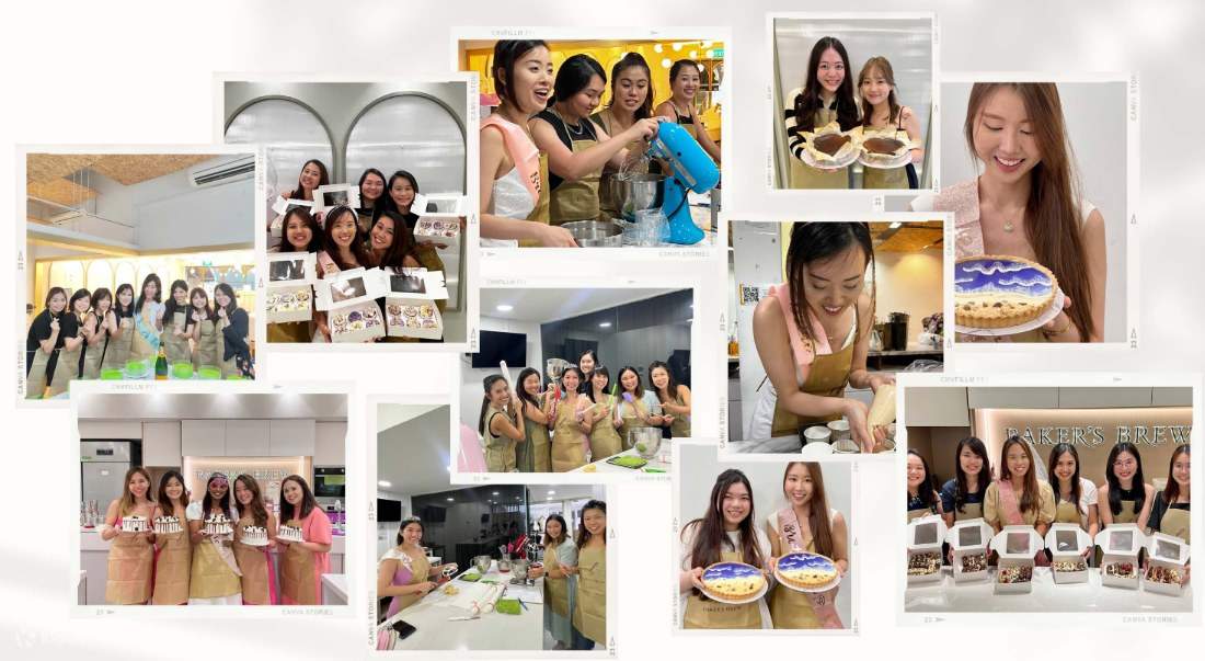 Lớp học làm bánh dành cho người lớn của Baker's Brew Studio, Singapore