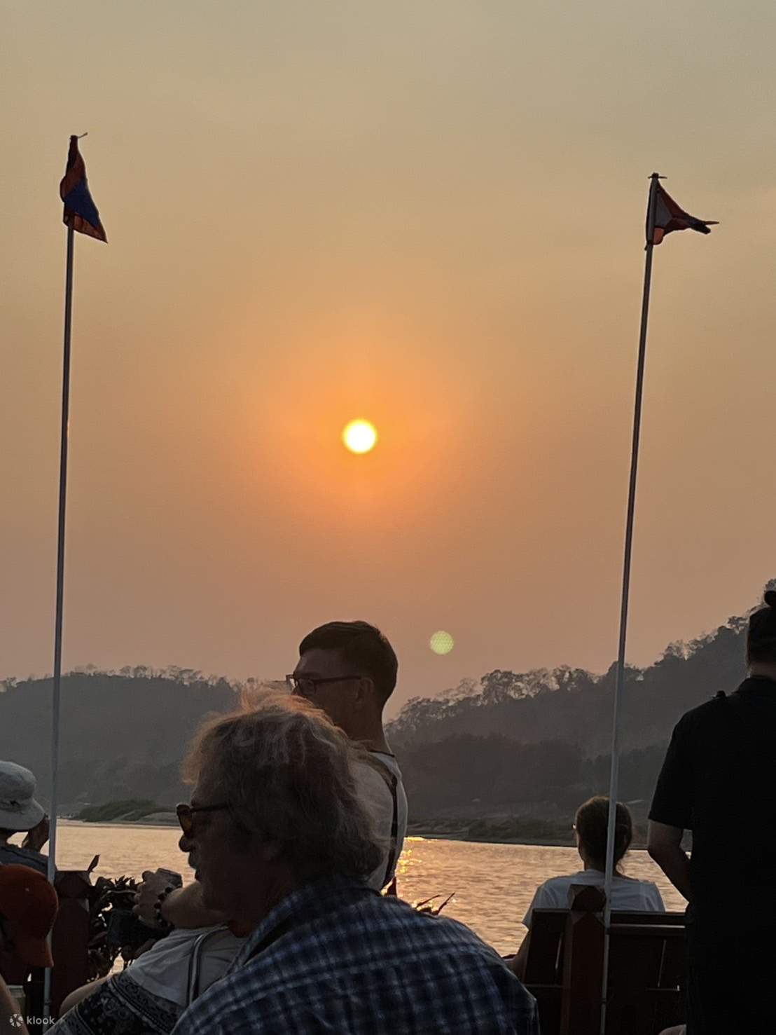 Croisière au coucher du soleil sur le Mékong à Luang Prabang 