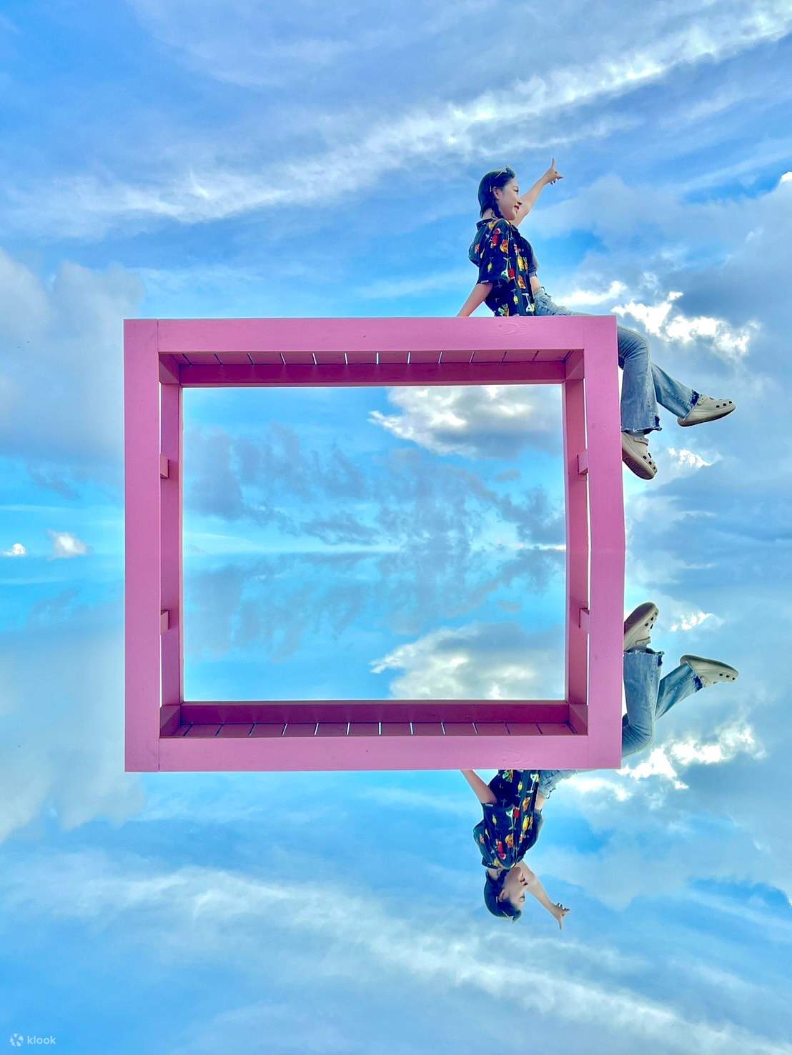 Hi Ocean Heart Sky Mirror Beach Car [Must-see itinerary recommended by Internet celebrities when traveling in Hualien]