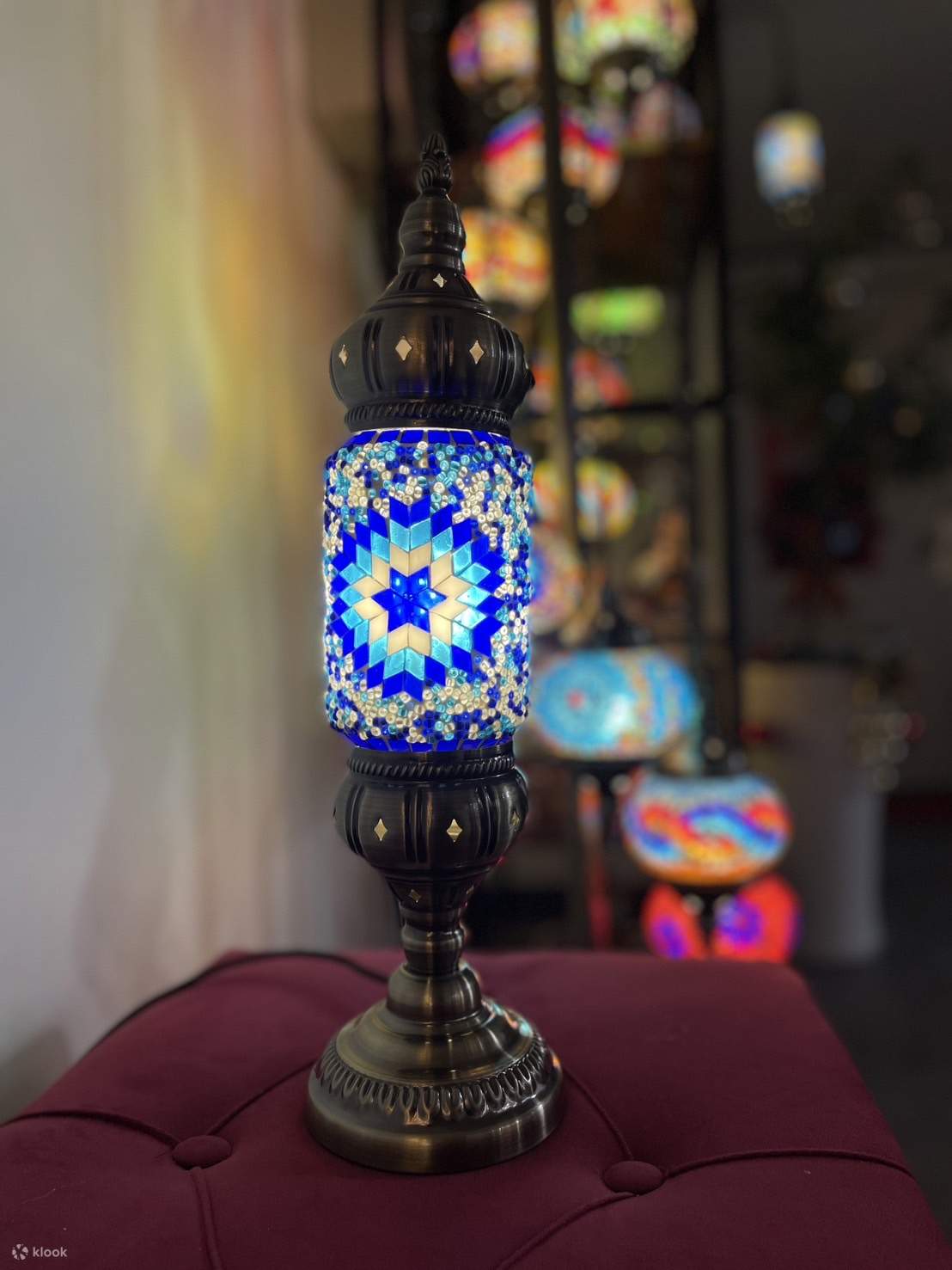 Taipei｜Turkiye Coffee&Mosaic studio｜Esperienza fai-da-te turca｜Caffè turco sulla sabbia・Lampada a mosaico