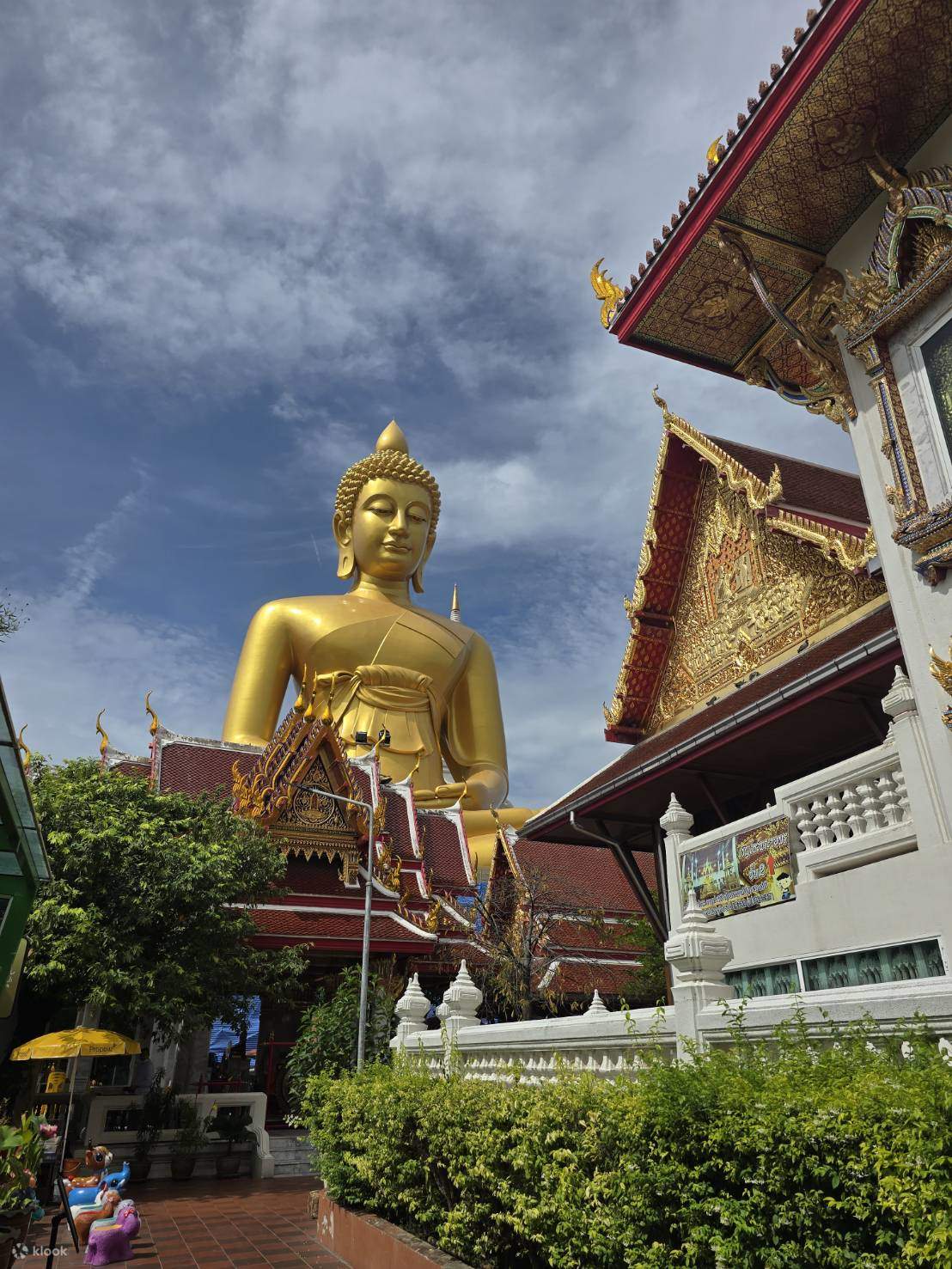 Big Buddha Wat Paknam Phasi Charoen Bangkok Canal Tour with
