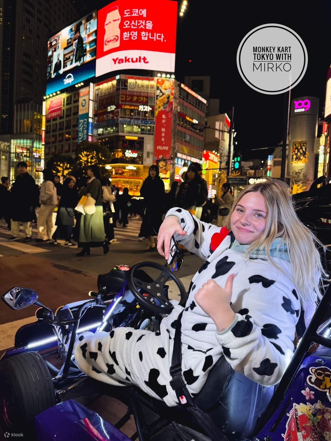 渋谷で少人数グループによるゴーカート体験