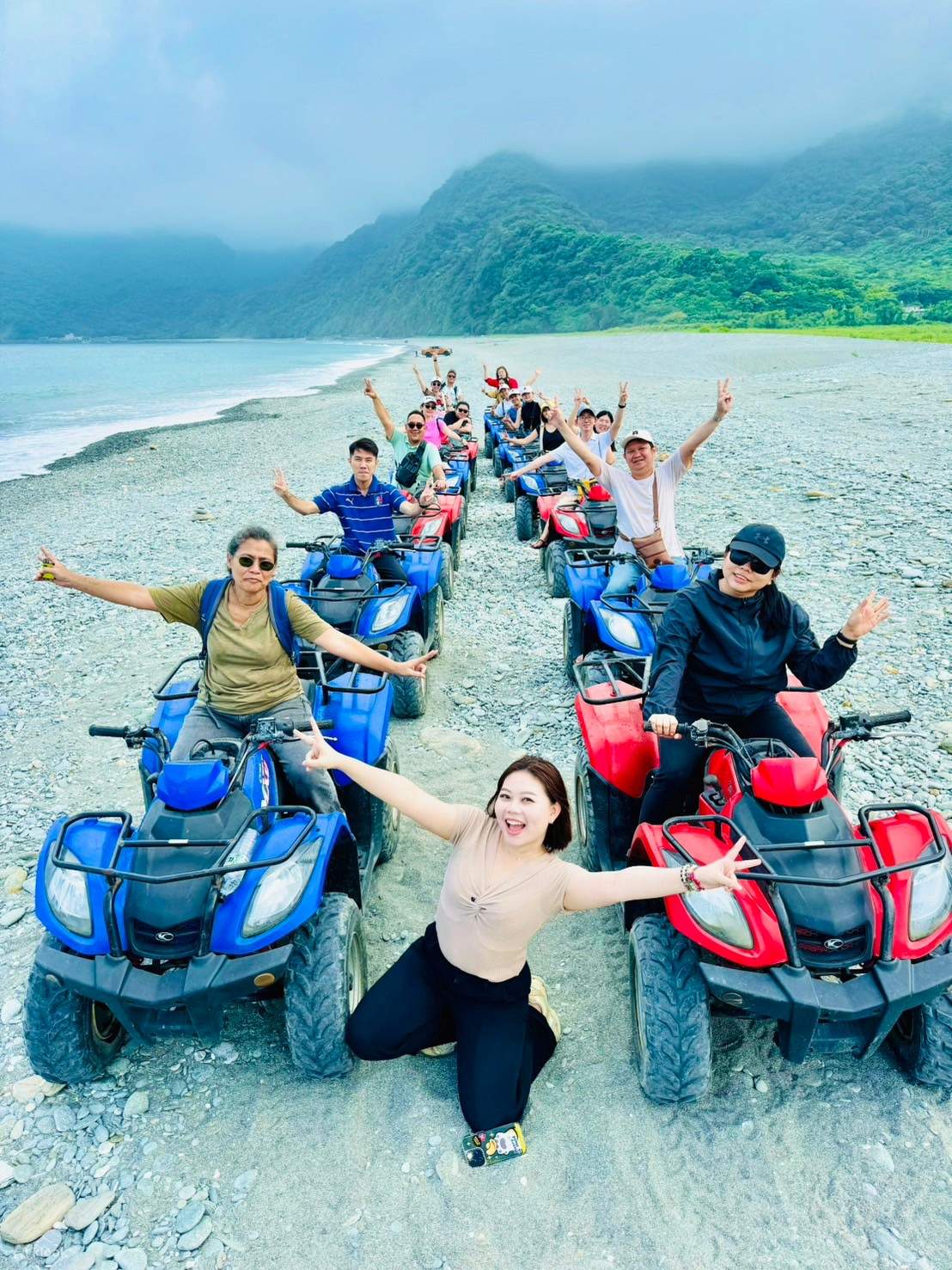 Pengalaman ATV Pantai Fanbird Lin, Dongao bersama Zhe Ge