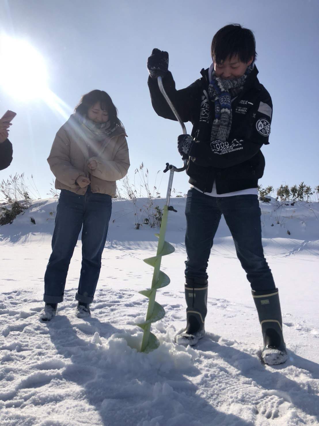 Smelt Fishing and Winter Strawberry picking in Hokkaido - Klook United ...