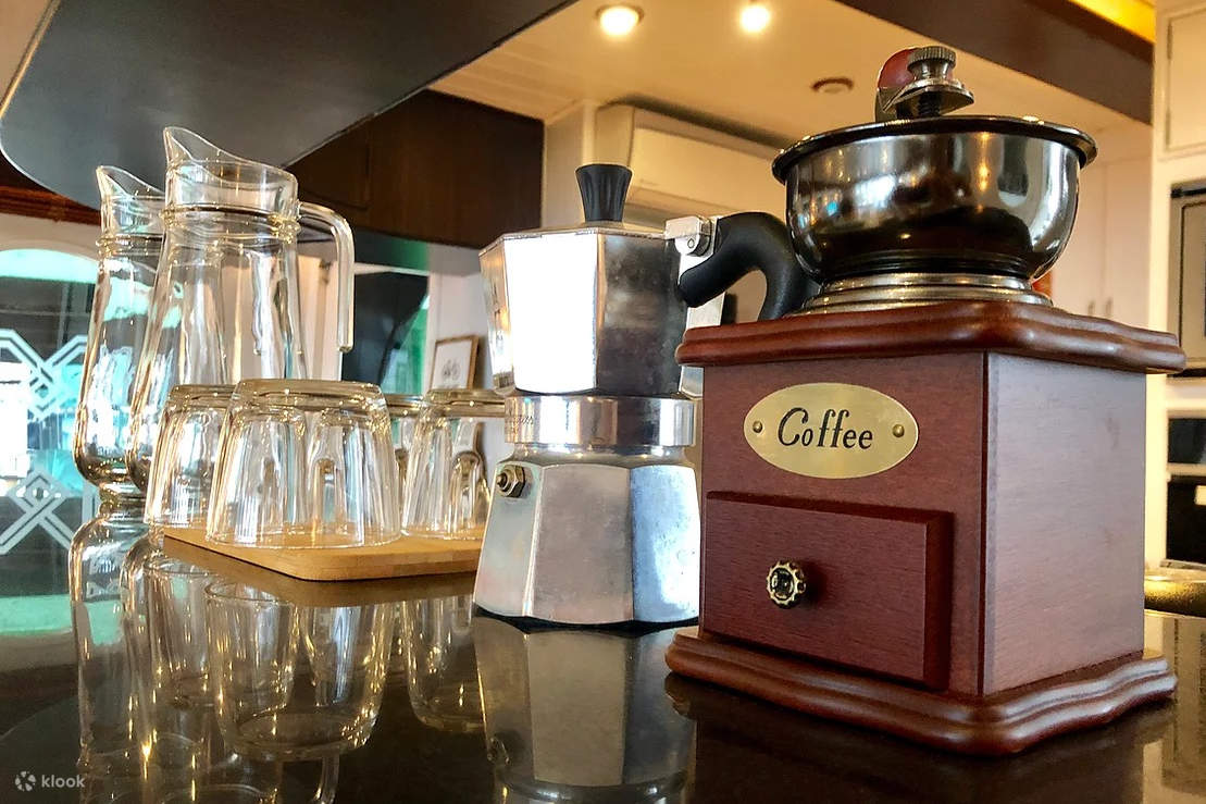 Cafetera de estilo antiguo