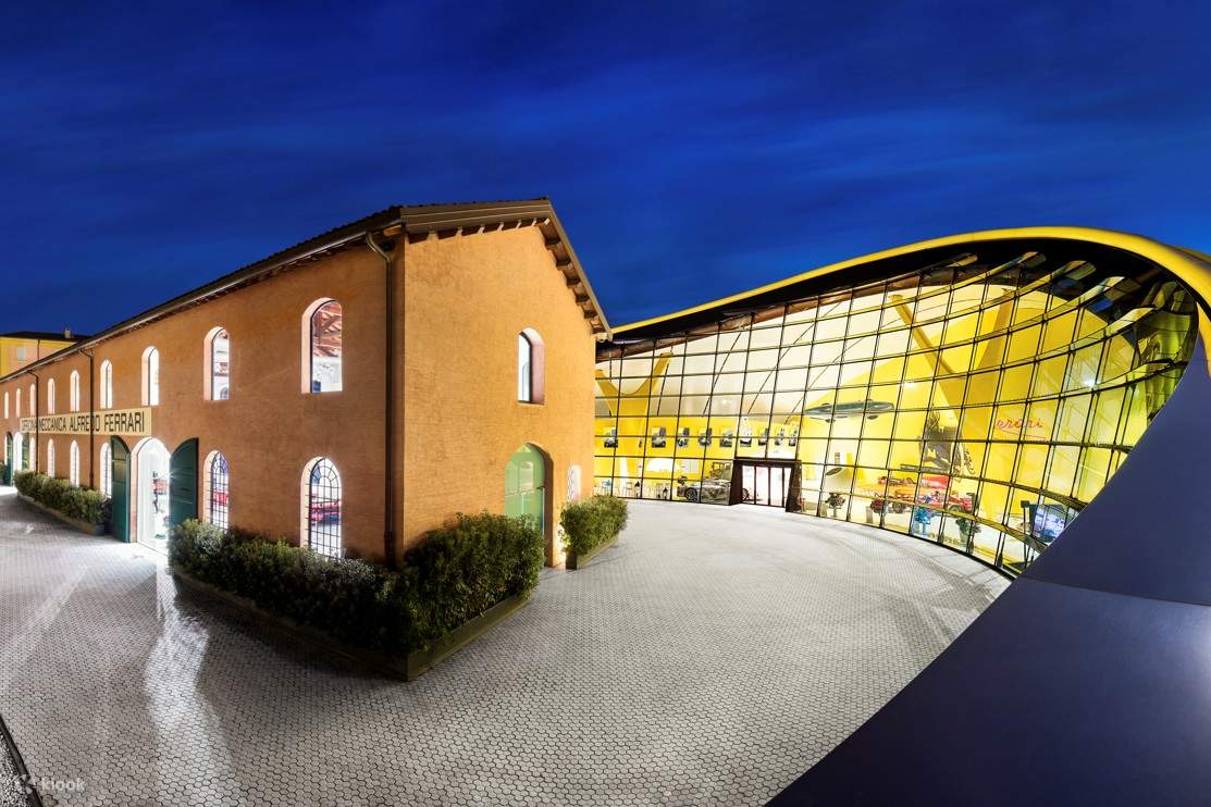 Enzo Ferrari Museum night view