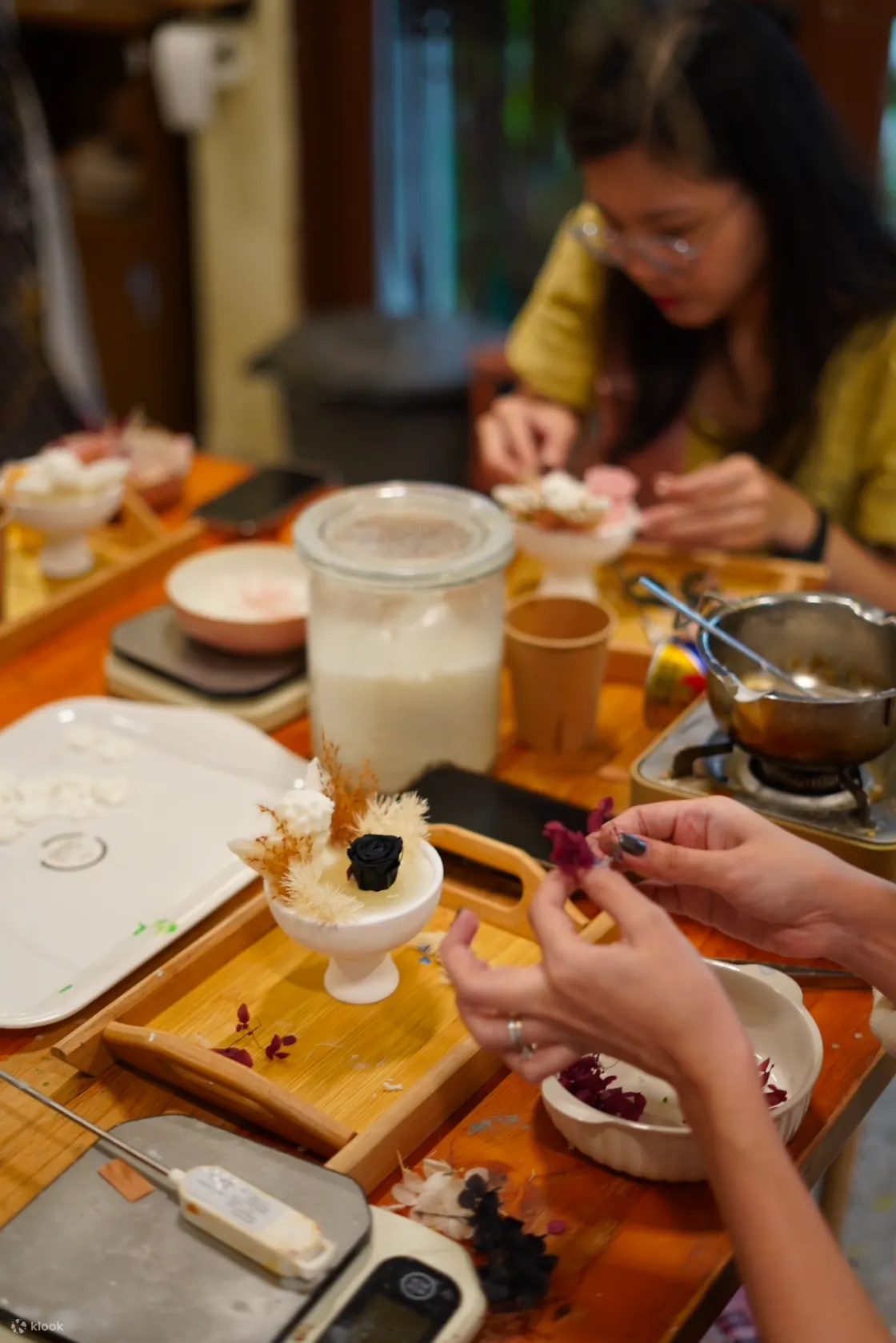 香薰花香蜡烛制作