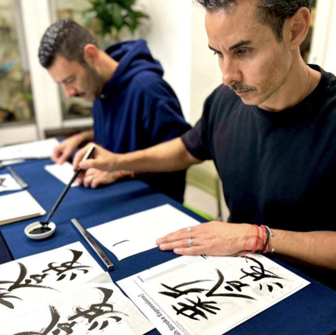 Tokyo Kalligraphie-Workshop in der Nähe von Ueno / Akihabara