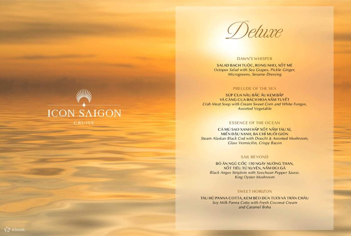 ICON Saigon - Kapal Pesiar Makan Malam Mewah di Kota Ho Chi Minh