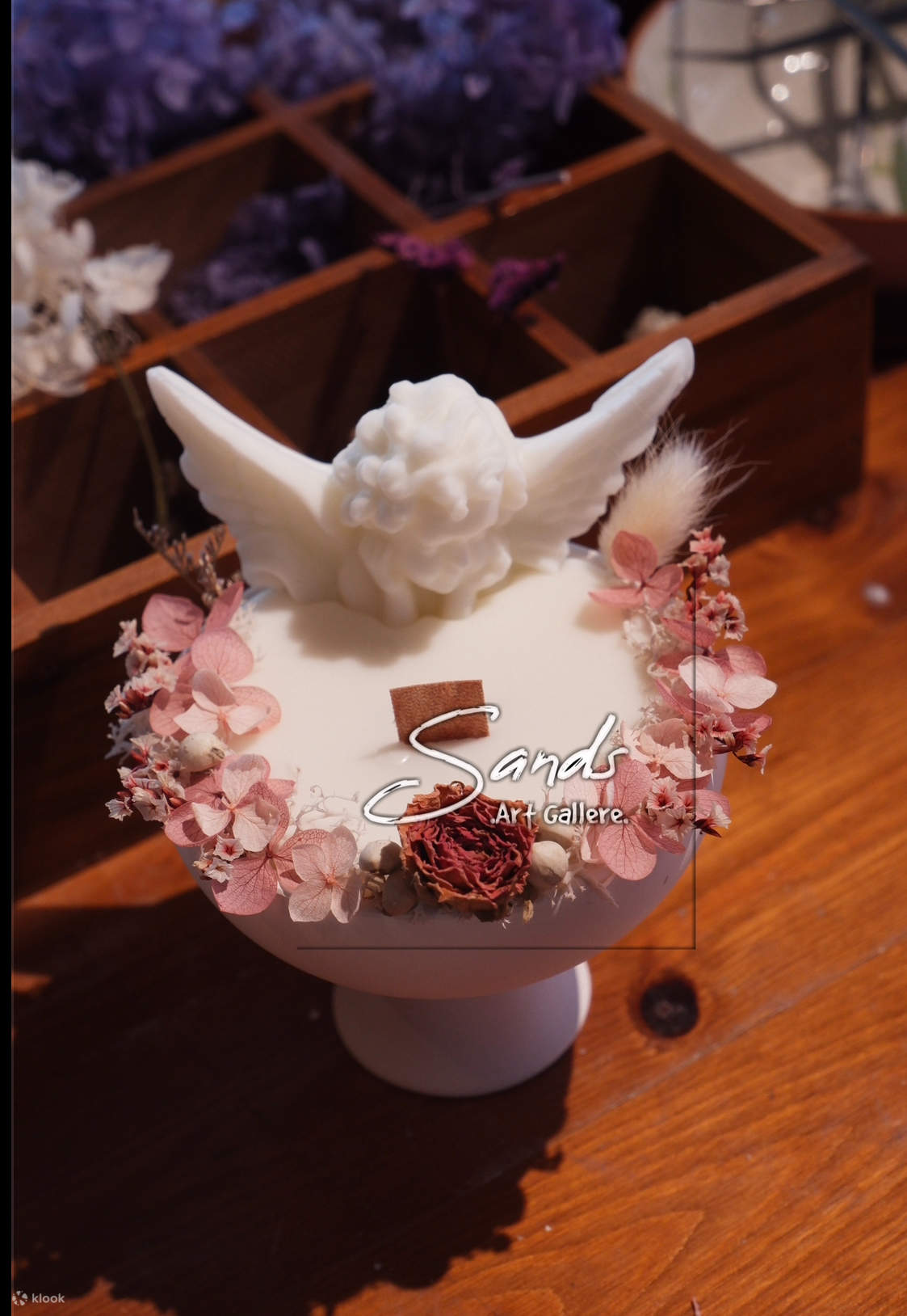 Làm nến hoa thơm Angel Aromatherapy