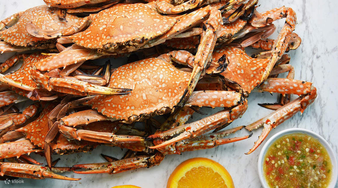 Grilled Crab at The Café at Windsor Suites Hotel Bangkok