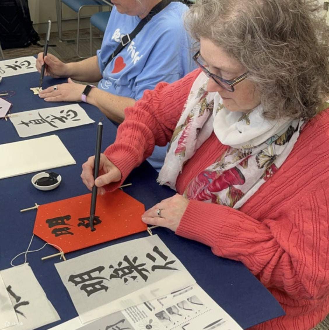 Токийский мастер-класс каллиграфии рядом с районом Уэно / Акихабара