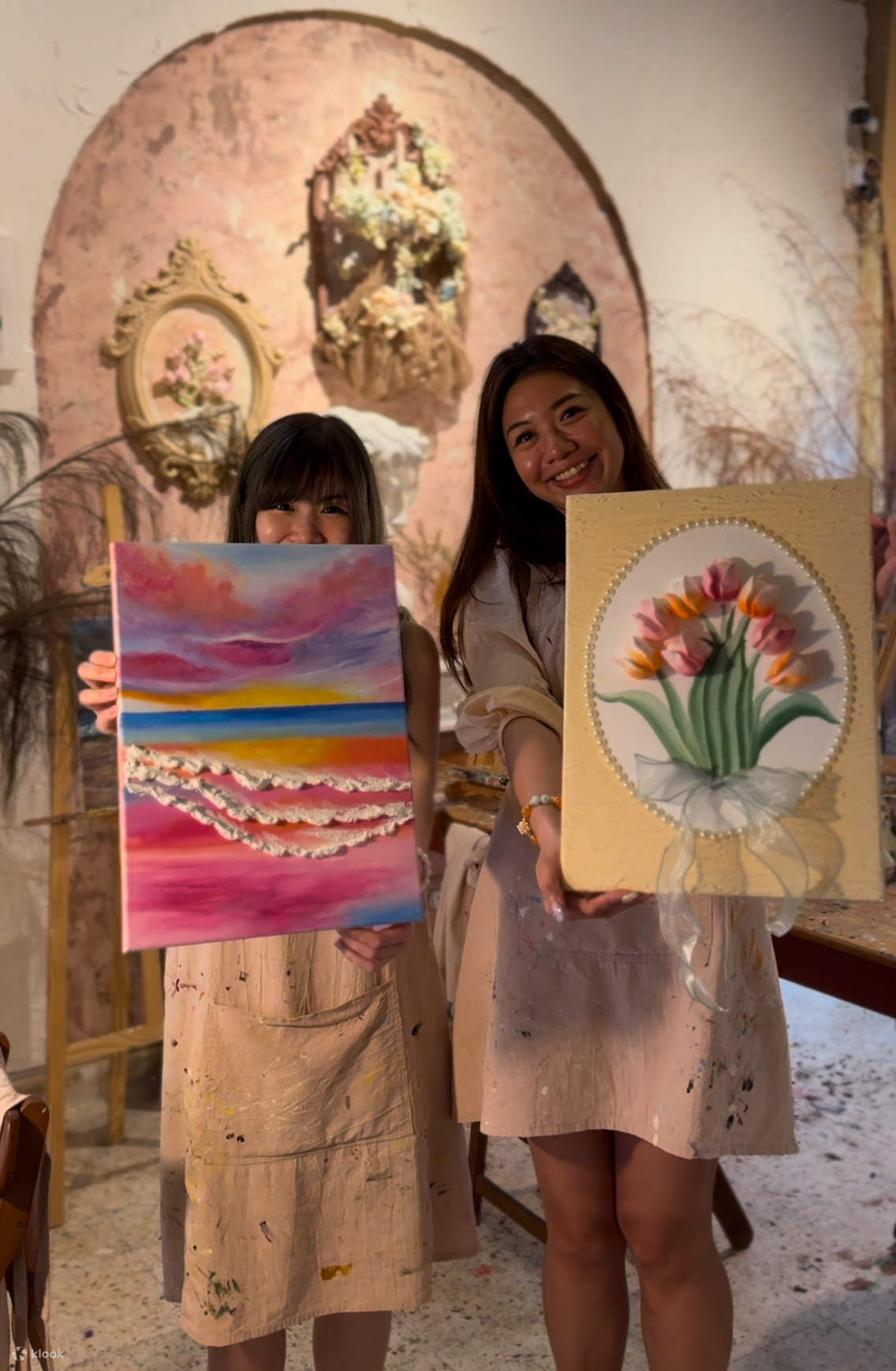 SEA SIDE SANDS MALEREI UND 3D TULPEN MALKURS 