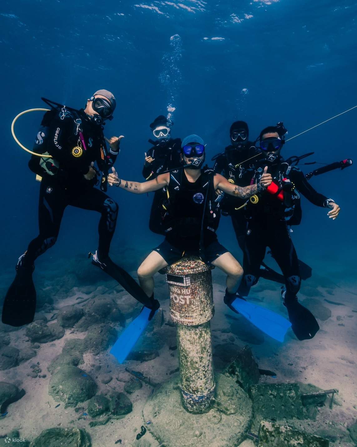 해저 우체통 체험 다이빙
