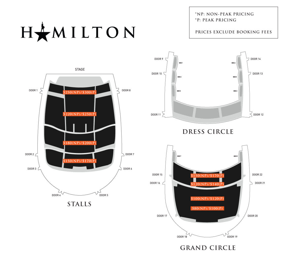 Hamilton Singapore di Sands Theatre, Marina Bay Sands - Klook Indonesia