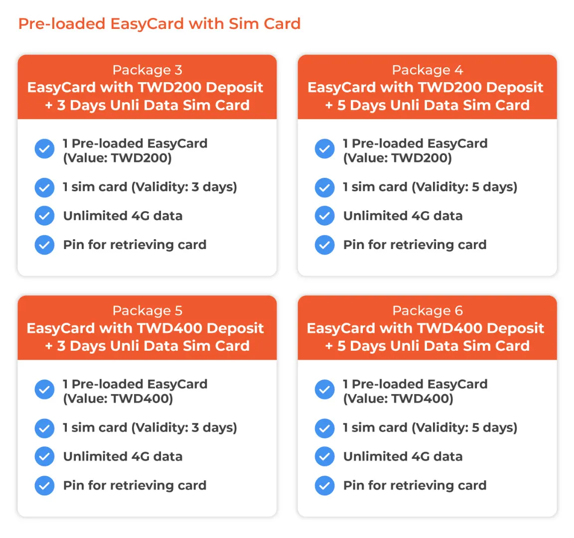 easycard for taipei and kaohsiung (tpe airport pick up)