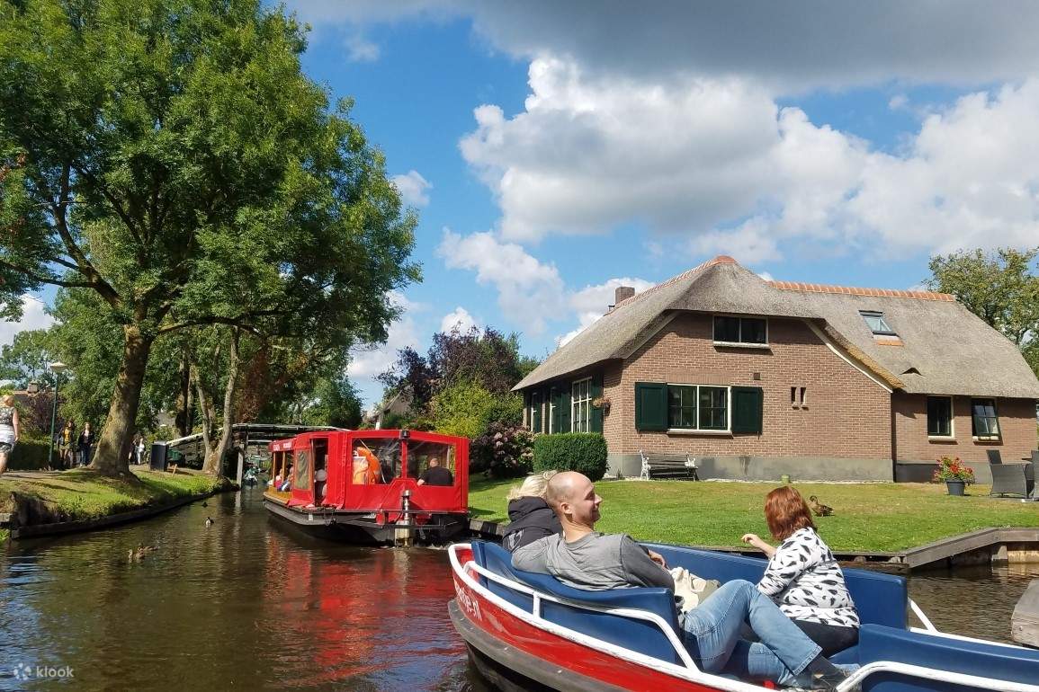 Giethoorn OneDay Tour from Amsterdam with Small Electric Boat Klook