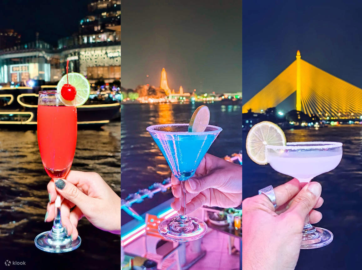 กิจกรรมล่องเรือสไมล์ริเวอร์ไซด์ในกรุงเทพฯ พร้อมรับประทานอาหารค่ำ