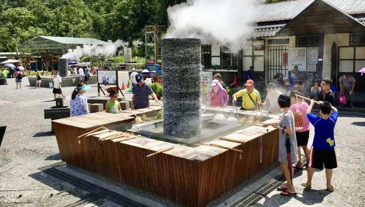 清水地热煮温泉蛋