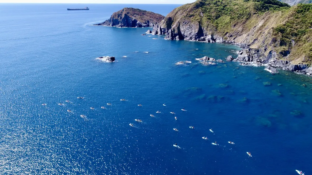 东澳湾粉鸟林立桨SUP：粉鸟林秘境海湾轻松畅玩