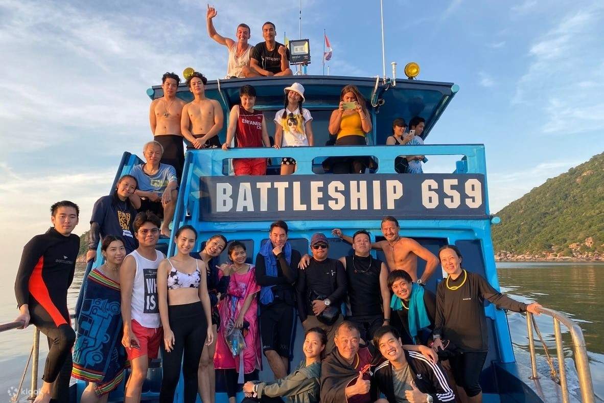 Momente mit allen Tauchteilnehmern festhalten 