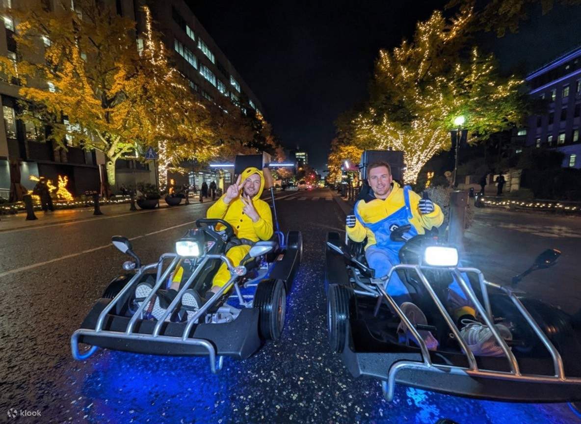 Tour speciale in go-kart nella zona della baia di Yokohama