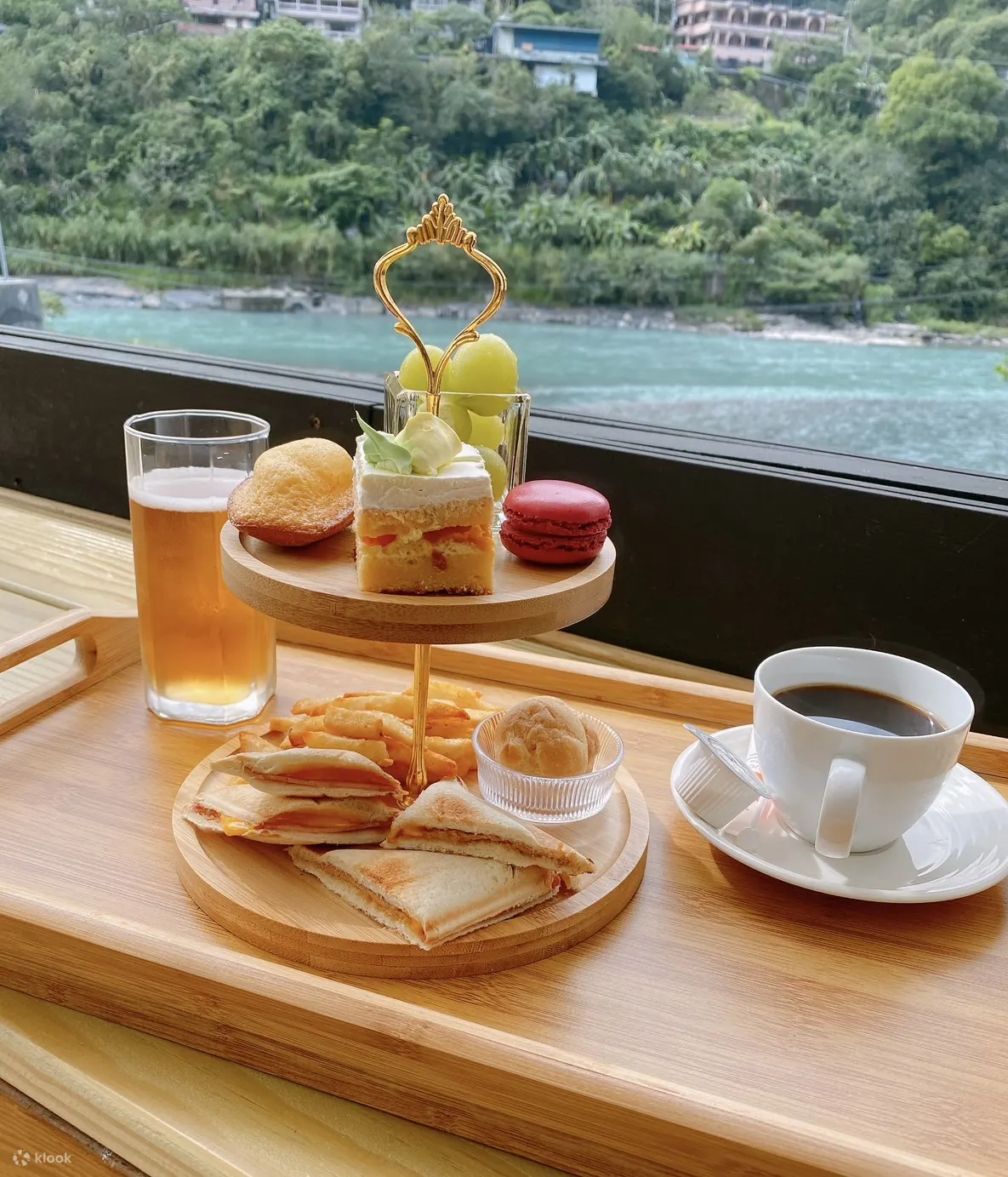 新北 : 乌来轻井泽温泉旅馆 - 双人汤屋・大众风吕・下午茶