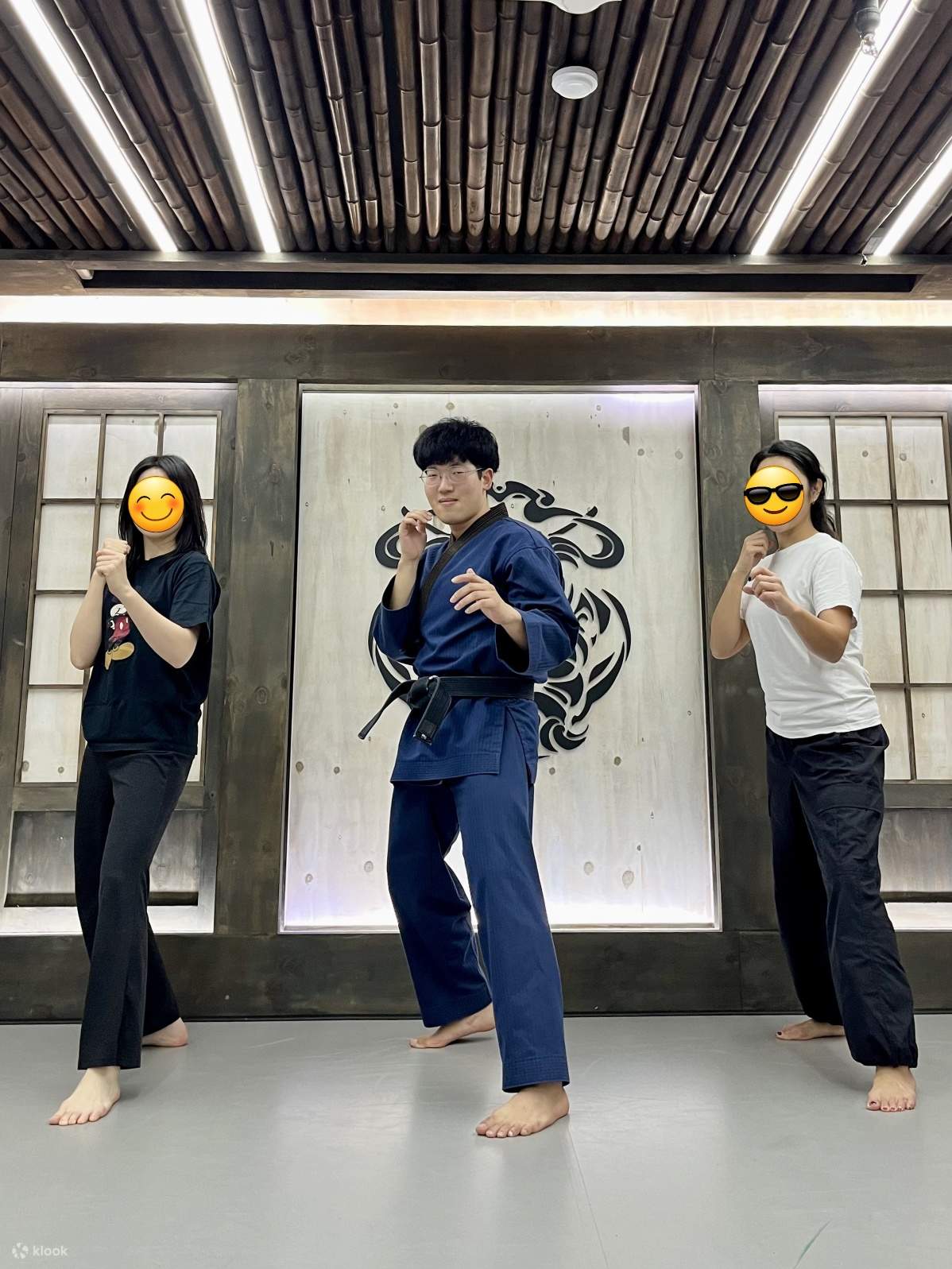 Cours d'une journée de WKT Combat Taekwondo & Self-defense à Séoul