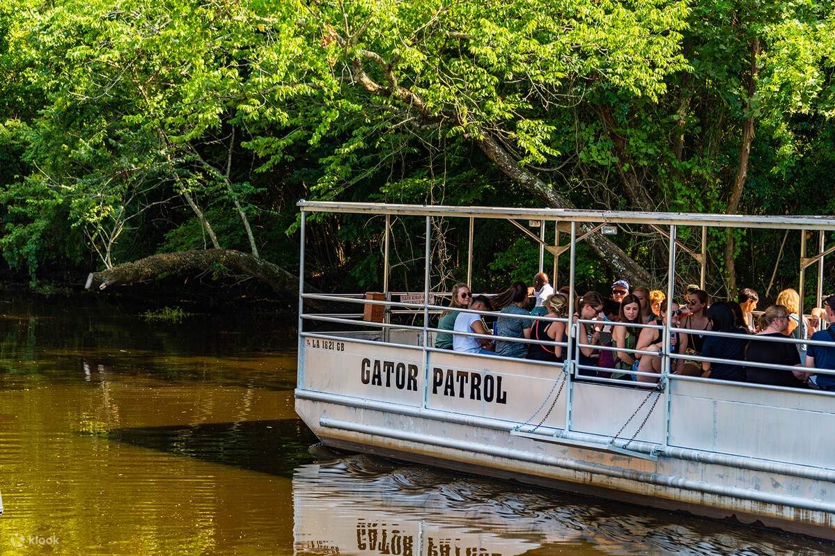 沼澤中船上的人們