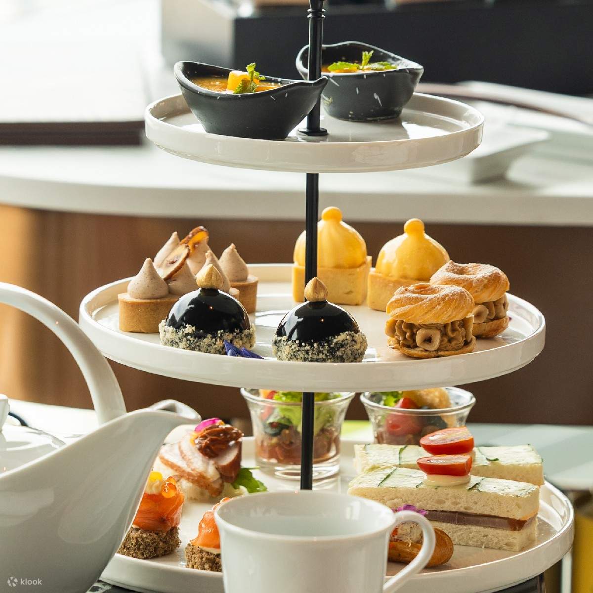 曼谷Chatrium Grand酒店Chatrium Club Lounge下午茶