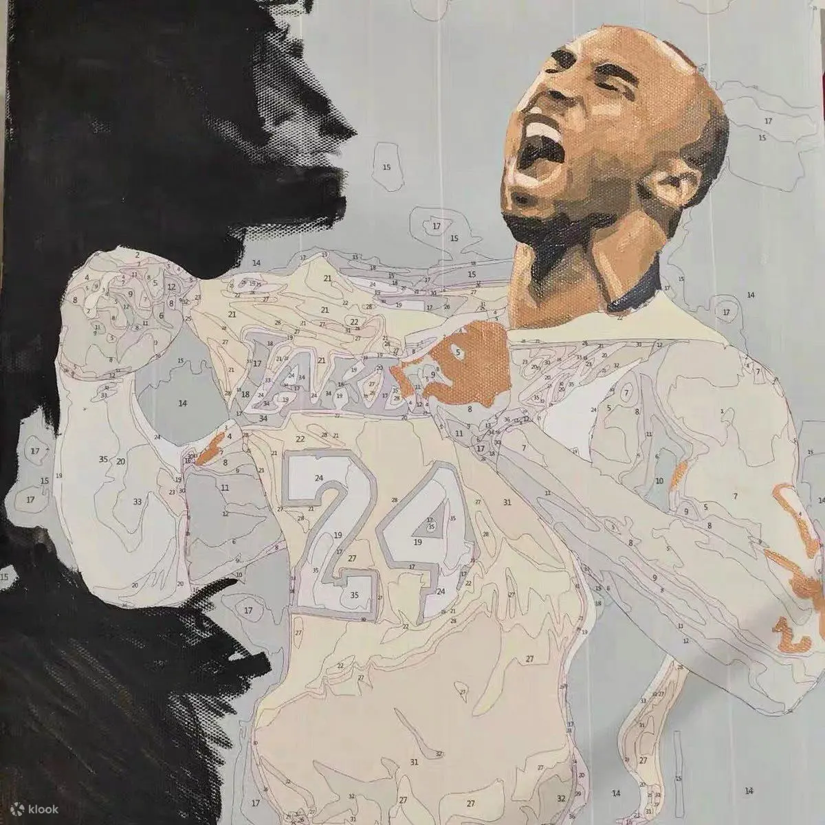 Self-portrait-paint by numbers