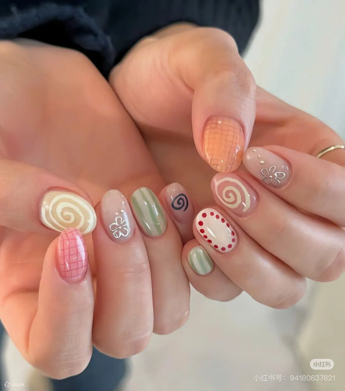 m spa 美甲凝胶抛光设计
