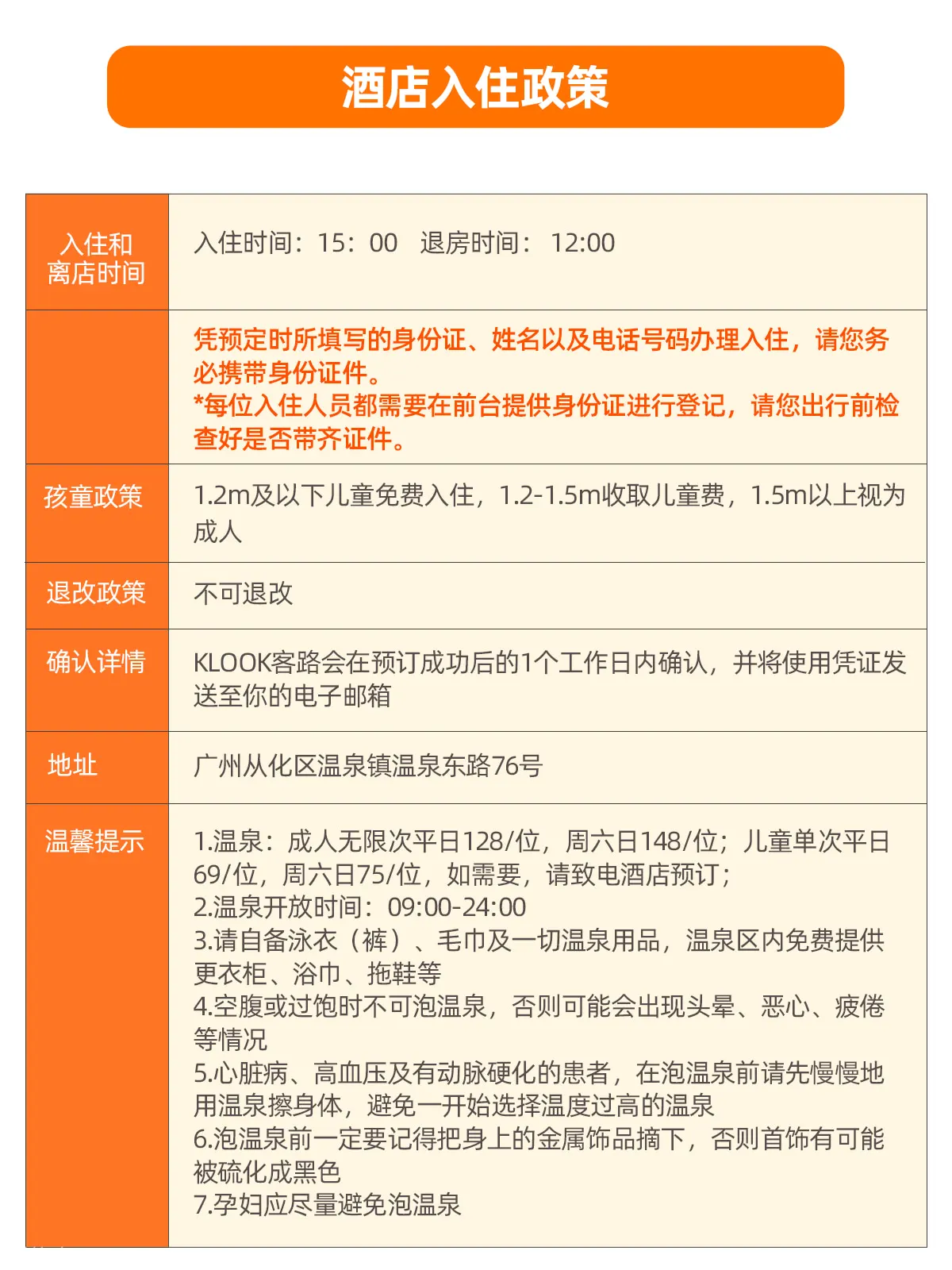 退改规则