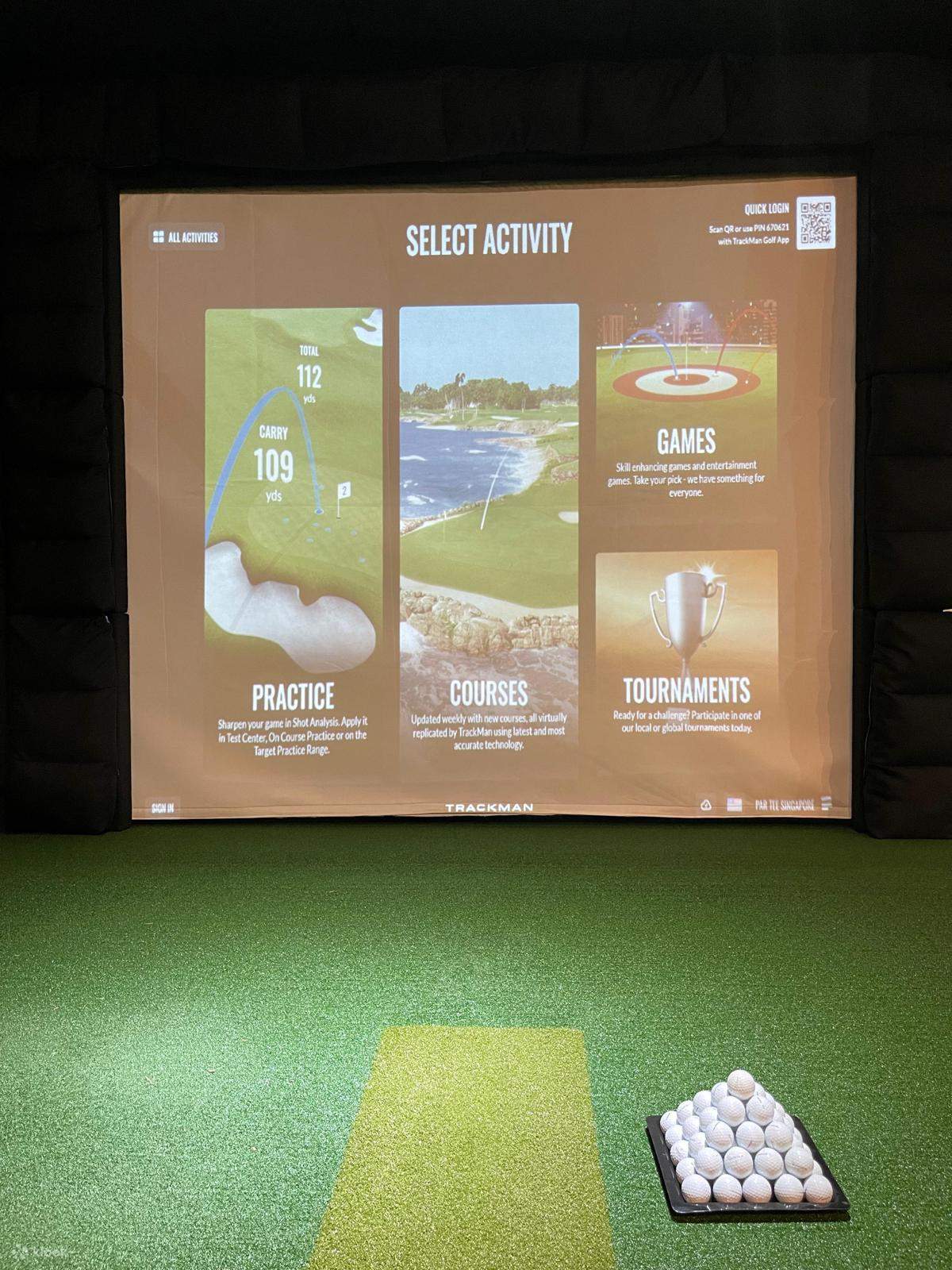 campos de golf cubiertos Singapur