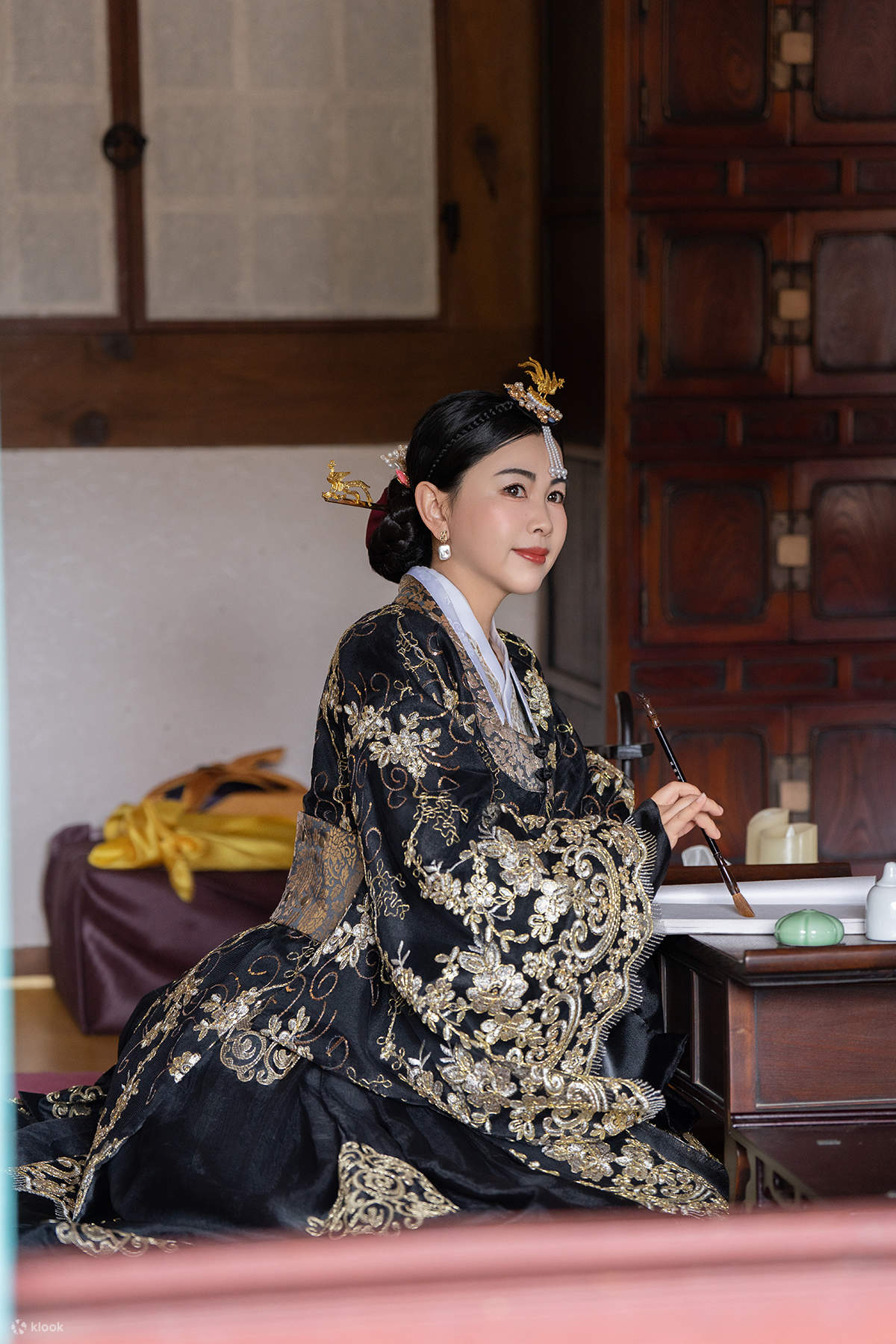 Photographie en Hanbok au Jeju Mokgwana